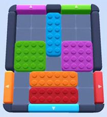 Color Block Jam level 5 / 4: screenshot of the board