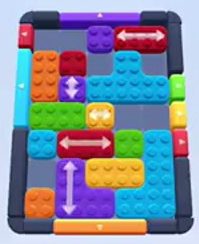 Color Block Jam level 8 / 7 / 9: screenshot of the board