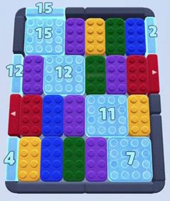 Color Block Jam level: screenshot of the board