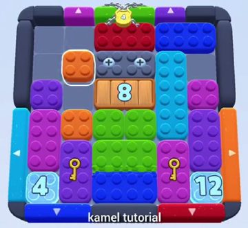 Color Block Jam level 482 / 892 / 1376: screenshot of the board