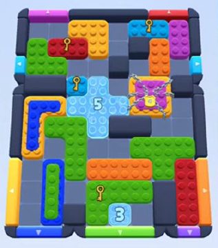 Color Block Jam level 118 / 506 / 956 / 1573: screenshot of the board