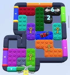 Color Block Jam level 876 / 1778: screenshot of the board