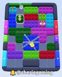 Color Block Jam level 514: screenshot of the board