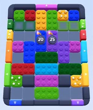 Color Block Jam level 139 / 527 / 977 / 1594: screenshot of the board
