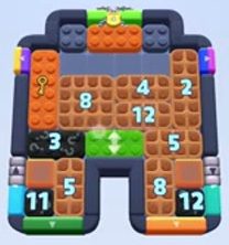 Color Block Jam level 1452 / 2362: screenshot of the board