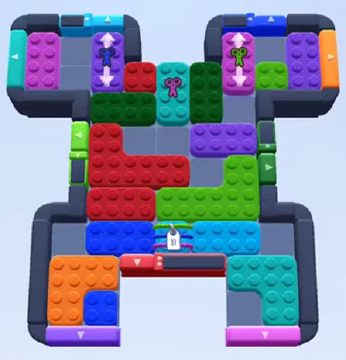 Color Block Jam level 590 / 1548: screenshot of the board