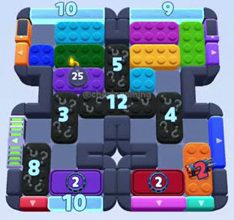 Color Block Jam level 1435 / 2344: screenshot of the board
