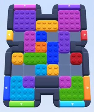 Color Block Jam level 283 / 671: screenshot of the board