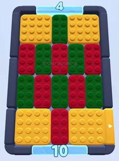 Color Block Jam level: screenshot of the board