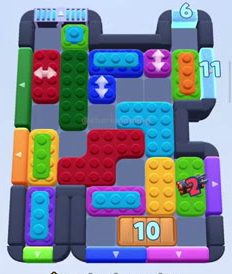 Color Block Jam level 861 / 1759: screenshot of the board