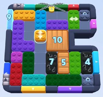 Color Block Jam level 1141 / 1142 / 2044: screenshot of the board