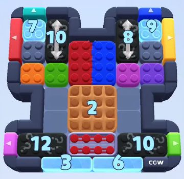 Color Block Jam level 920 / 1820: screenshot of the board