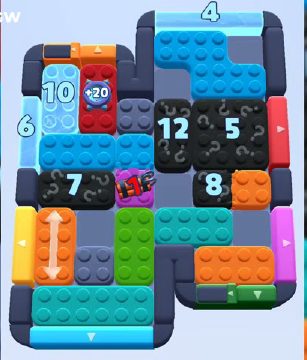 Color Block Jam level 1004 / 1005 / 1913: screenshot of the board