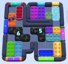 Color Block Jam level 864 / 1766: screenshot of the board