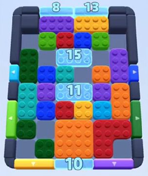 Color Block Jam level 190 / 578 / 1028 / 1701: screenshot of the board