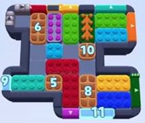 Color Block Jam level 1133 / 1132: screenshot of the board