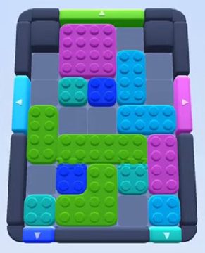 Color Block Jam level 111 / 499 / 949 / 1566: screenshot of the board