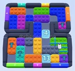 Color Block Jam level 559 / 1236 / 1453: screenshot of the board