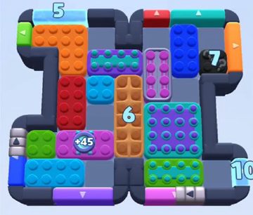 Color Block Jam level 1172 / 1174 / 1124 / 2025: screenshot of the board