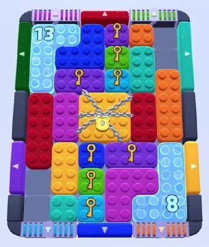 Color Block Jam level 177 / 565 / 1015 / 1688: screenshot of the board