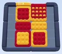 Color Block Jam level: screenshot of the board