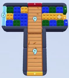 Color Block Jam level: screenshot of the board