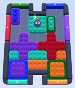Color Block Jam level 80 / 403 / 868 / 1474: screenshot of the board