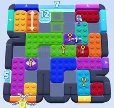 Color Block Jam level 693 / 1638: screenshot of the board