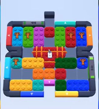 Color Block Jam level 371 / 765 / 1265: screenshot of the board