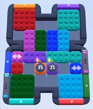 Color Block Jam level 360 / 754 / 1198: screenshot of the board