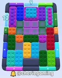 Color Block Jam level 574: screenshot of the board
