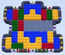 Color Block Jam level: screenshot of the board
