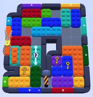 Color Block Jam level 1565 / 1561 / 1562 / 1566: screenshot of the board