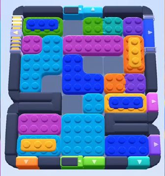 Color Block Jam level 591 / 1513: screenshot of the board
