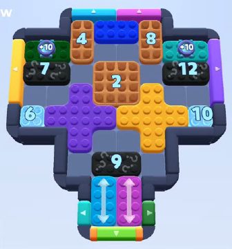 Color Block Jam level 1016 / 1017 / 1927: screenshot of the board