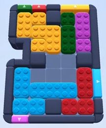 Color Block Jam level 16 / 14: screenshot of the board