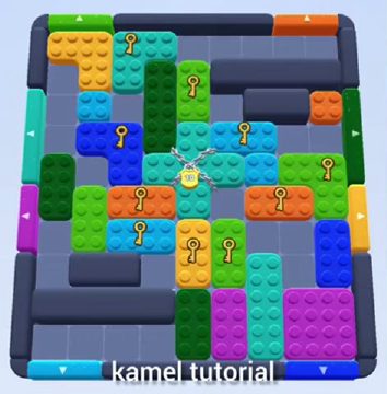 Color Block Jam level 258 / 646 / 1096: screenshot of the board