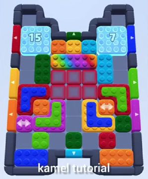 Color Block Jam level 293 / 681: screenshot of the board
