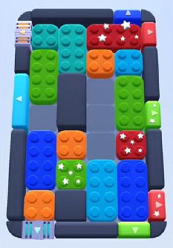 Color Block Jam level 63 / 64: screenshot of the board