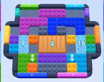 Color Block Jam level 399 / 476 / 793 / 1293: screenshot of the board