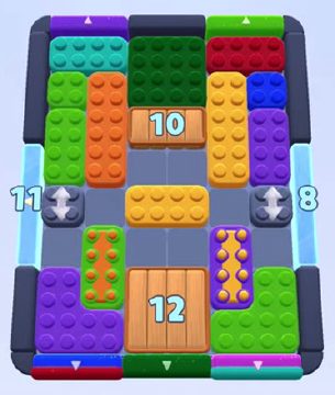 Color Block Jam level 1469 / 1465 / 1466 / 1468 / 1475: screenshot of the board