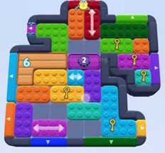 Color Block Jam level 1583 / 1584 / 1589: screenshot of the board