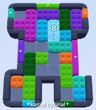 Color Block Jam level 476 / 890 / 1370: screenshot of the board