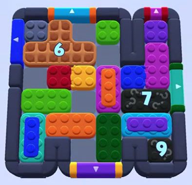 Color Block Jam level 1228 / 1226 / 1230: screenshot of the board