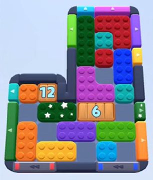 Color Block Jam level 314 / 473 / 702 / 1152: screenshot of the board