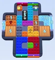 Color Block Jam level 1432 / 1403 / 1404 / 1423 / 1429 / 1434 / 2332: screenshot of the board