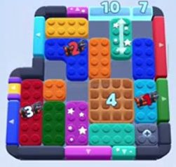 Color Block Jam level 917 / 920 / 1786: screenshot of the board