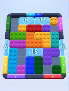 Color Block Jam level 216 / 604 / 1054: screenshot of the board