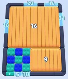 Color Block Jam level 1703 / 1851 / 2710: screenshot of the board