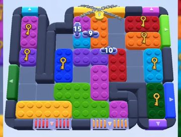 Color Block Jam level 644 / 1602: screenshot of the board